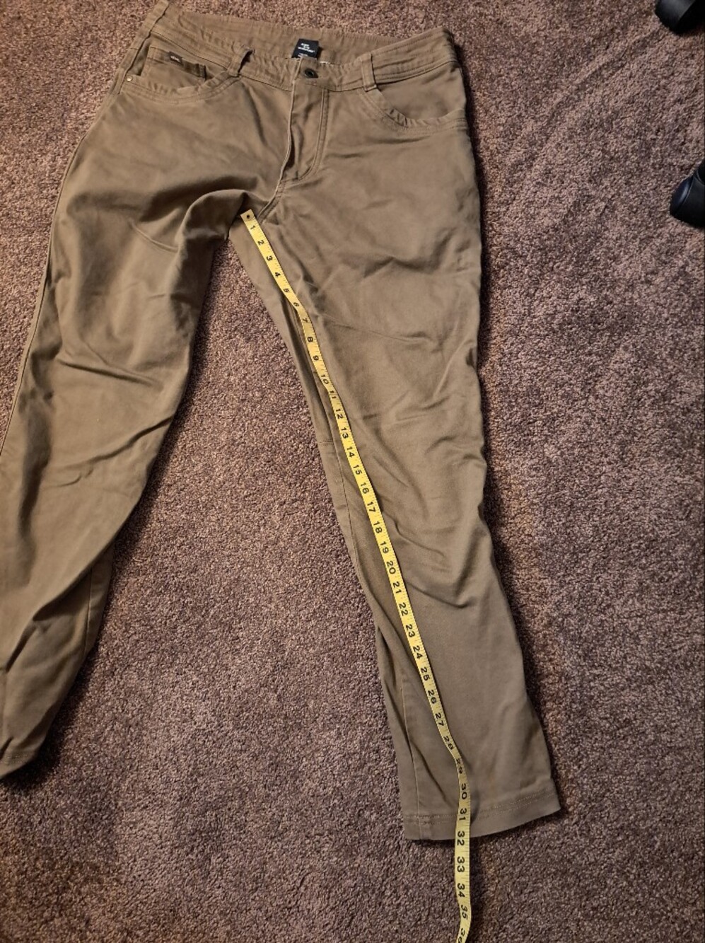 Kuhl Men's Rydr Pants,Olive-Brown Tactical Chinos - Picture 10 of 10